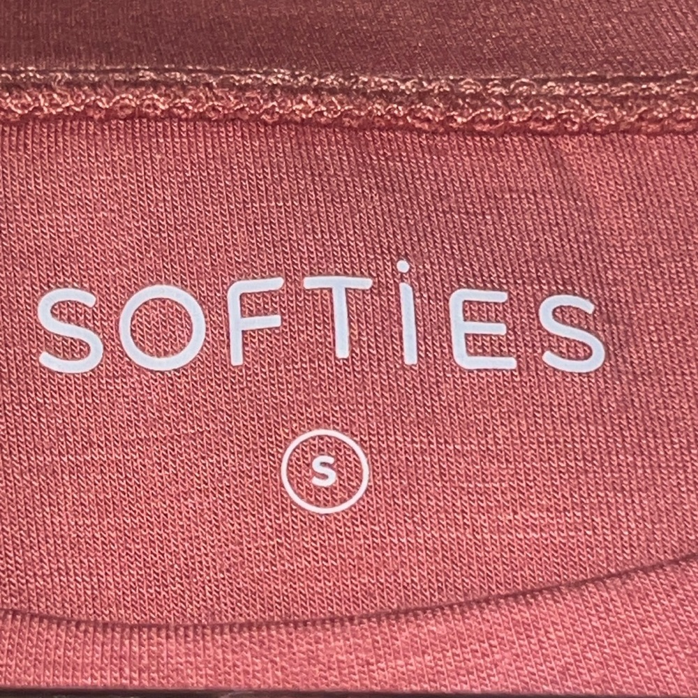SOFTiES PureDream Raglan-sleeve Crew-neck & Short Set PJ set/copper rose - NWT - Picture 11 of 13